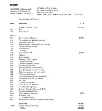 2025 Mercedes-Benz GLC 300 4MATIC® SUV