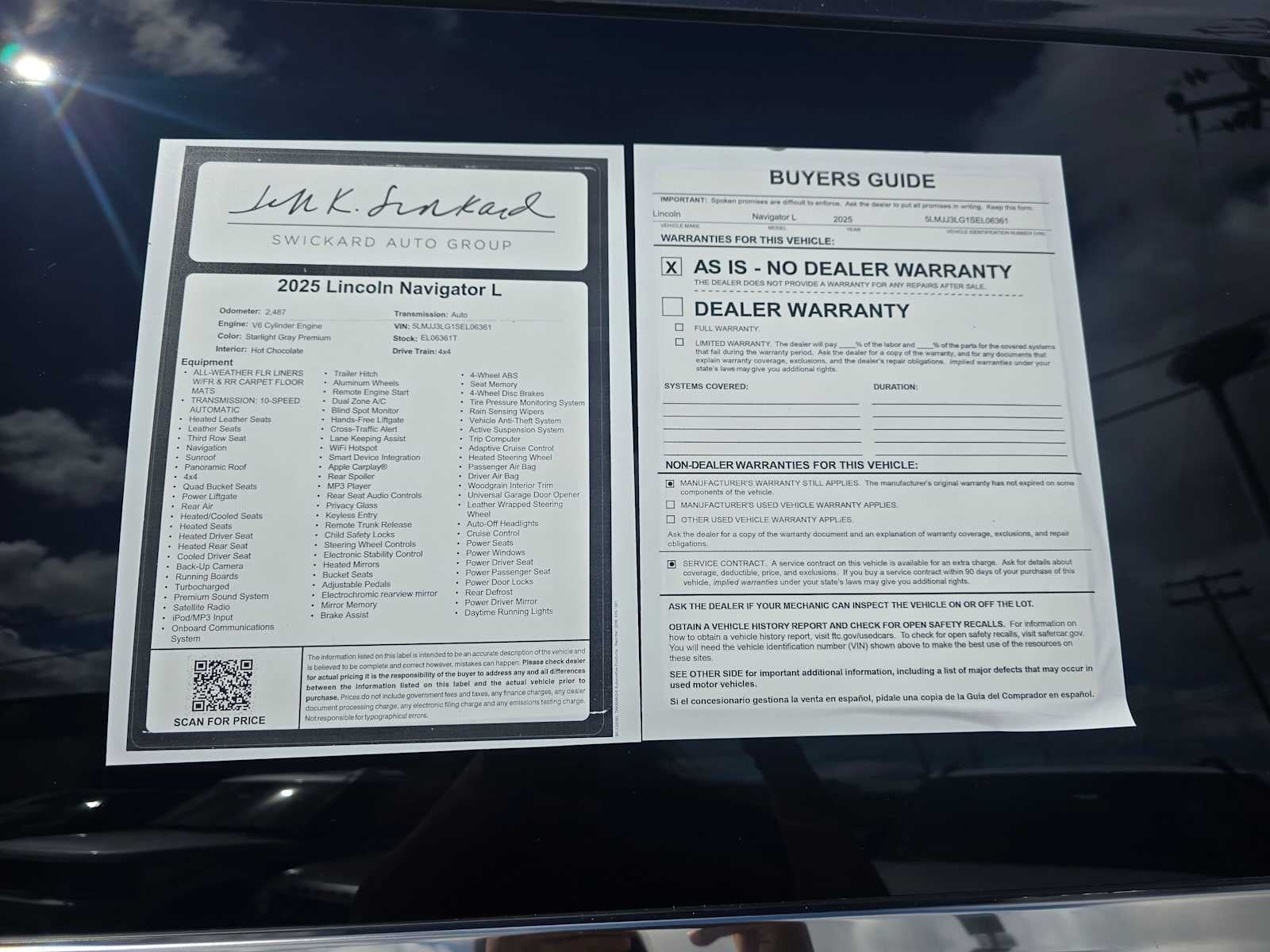 2025 Lincoln Navigator L Reserve