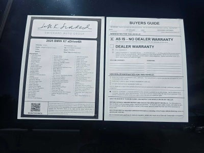 2025 BMW X7 xDrive40i xDrive40i