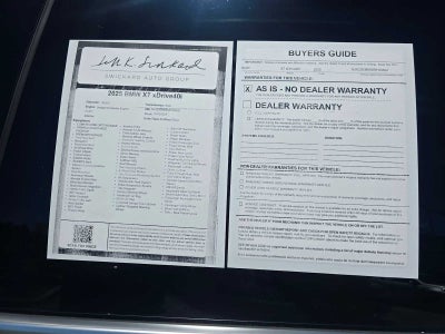 2025 BMW X7 xDrive40i xDrive40i