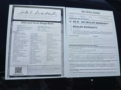 2024 Land Rover Range Rover Sport Dynamic SE