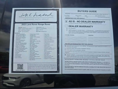 2023 Land Rover Range Rover Sport SE Dynamic