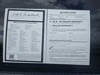 2020 Land Rover Range Rover LWB