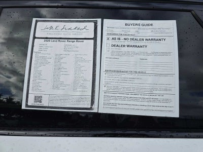 2026 Land Rover Range Rover Velar Dynamic SE