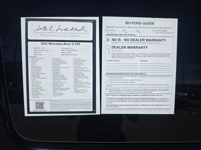 2023 Mercedes-Benz G 550 G 550