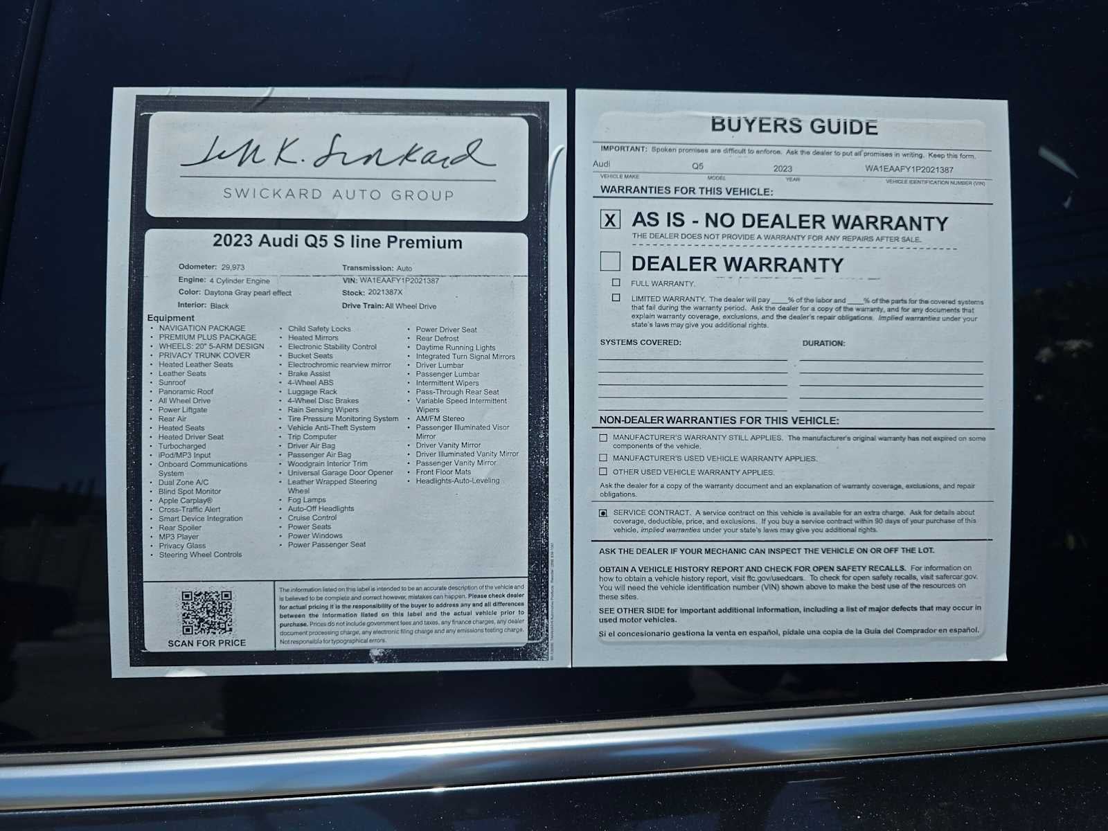 2023 Audi Q5 S line Premium Plus