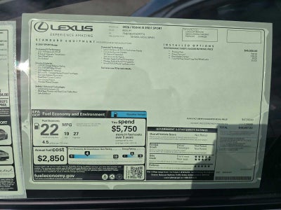 2026 Lexus IS 350 F SPORT DESIGN