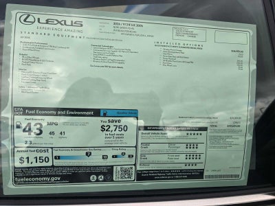 2026 Lexus UX 300h UX 300h