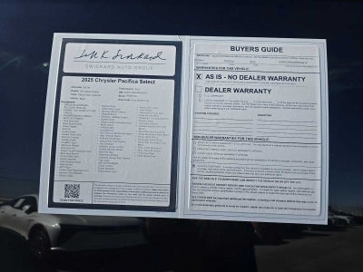 2025 Chrysler Pacifica Select