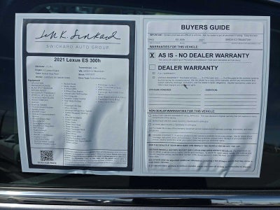 2021 Lexus ES 300h ES 300h