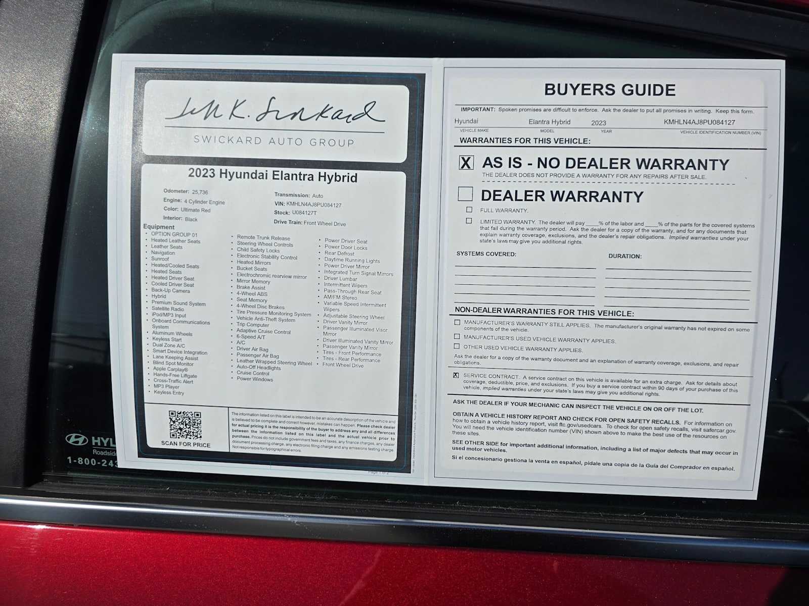 2023 Hyundai Elantra Hybrid Limited