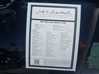2021 Mercedes-Benz C 300 C 300