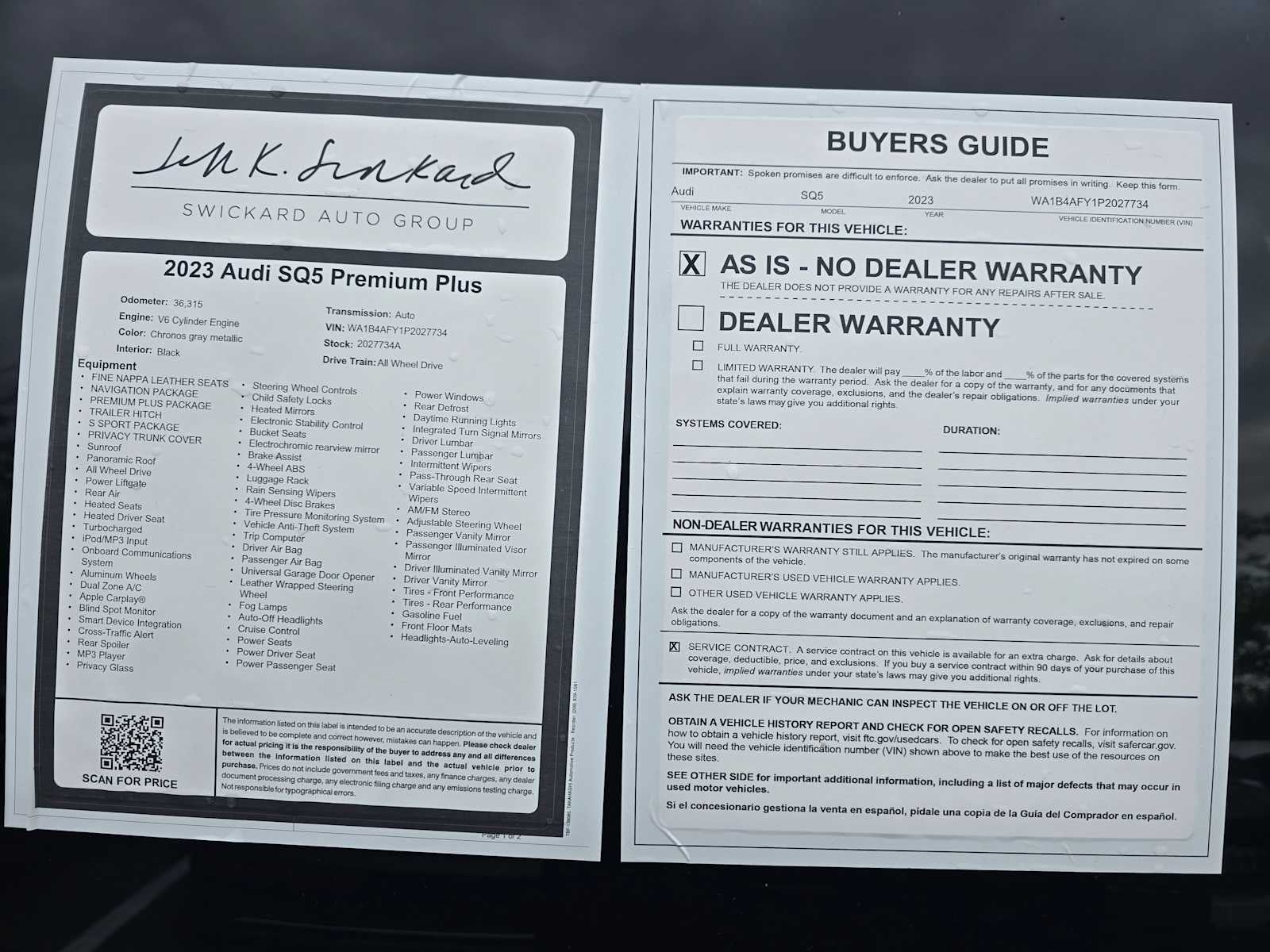 2023 Audi SQ5 Premium Plus