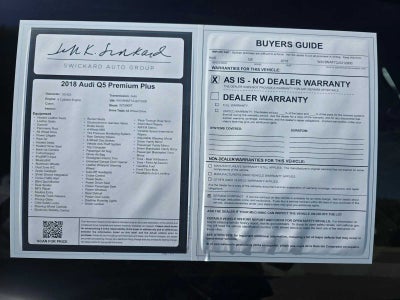 2018 Audi Q5 Premium Plus