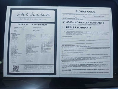 2020 Audi Q3 S line Premium Plus