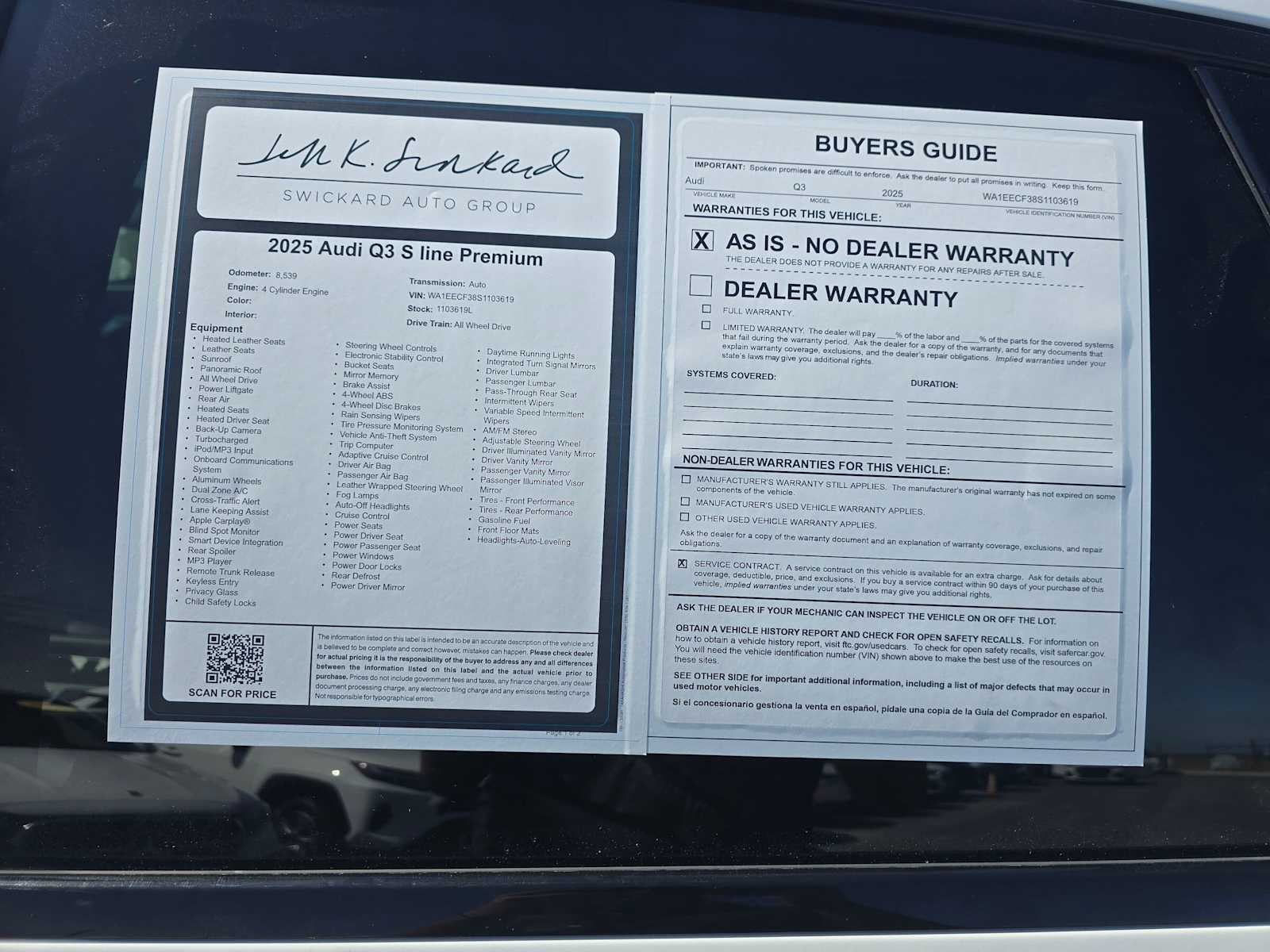 2025 Audi Q3 S line Premium Plus