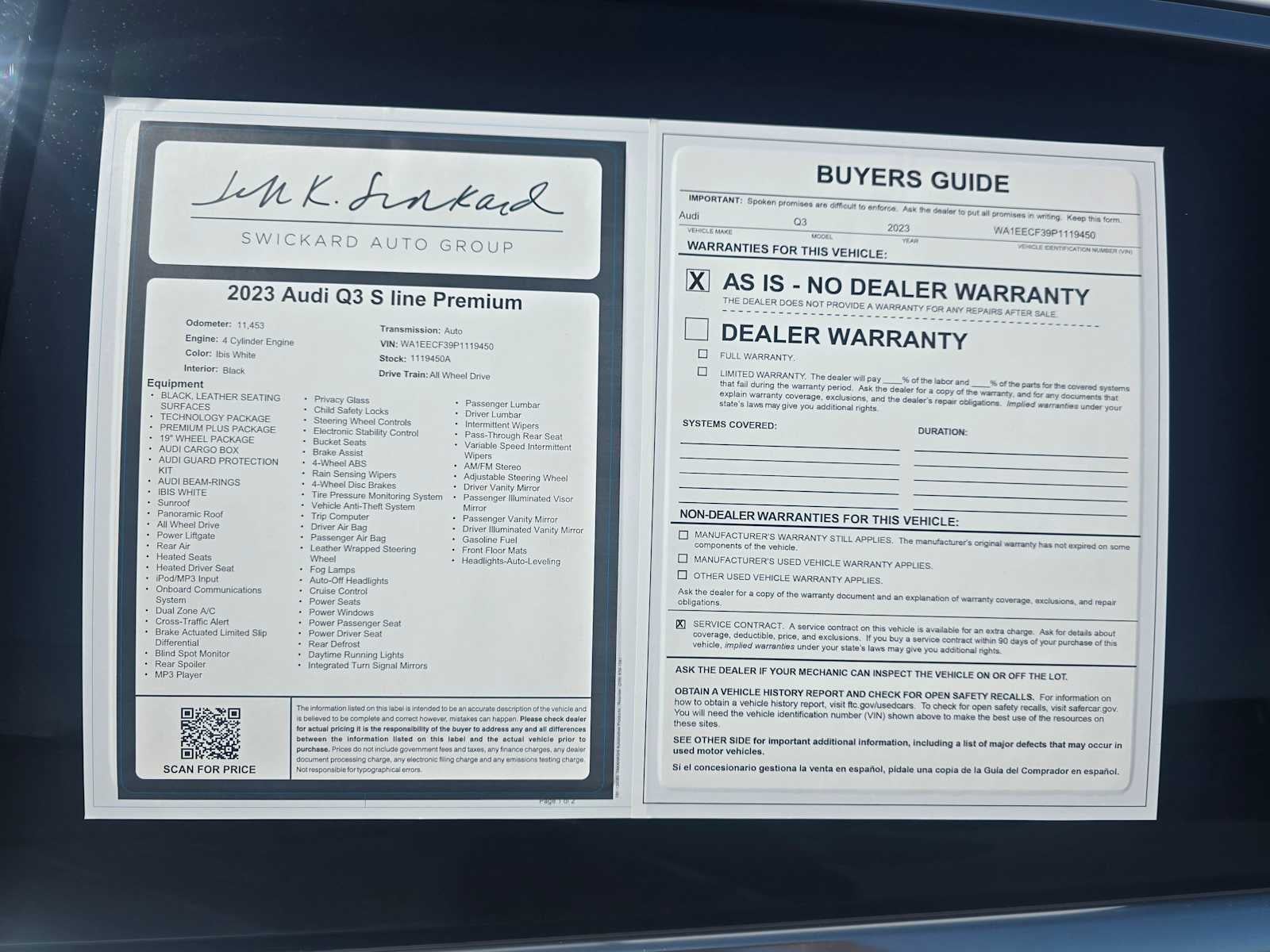 2023 Audi Q3 S line Premium Plus