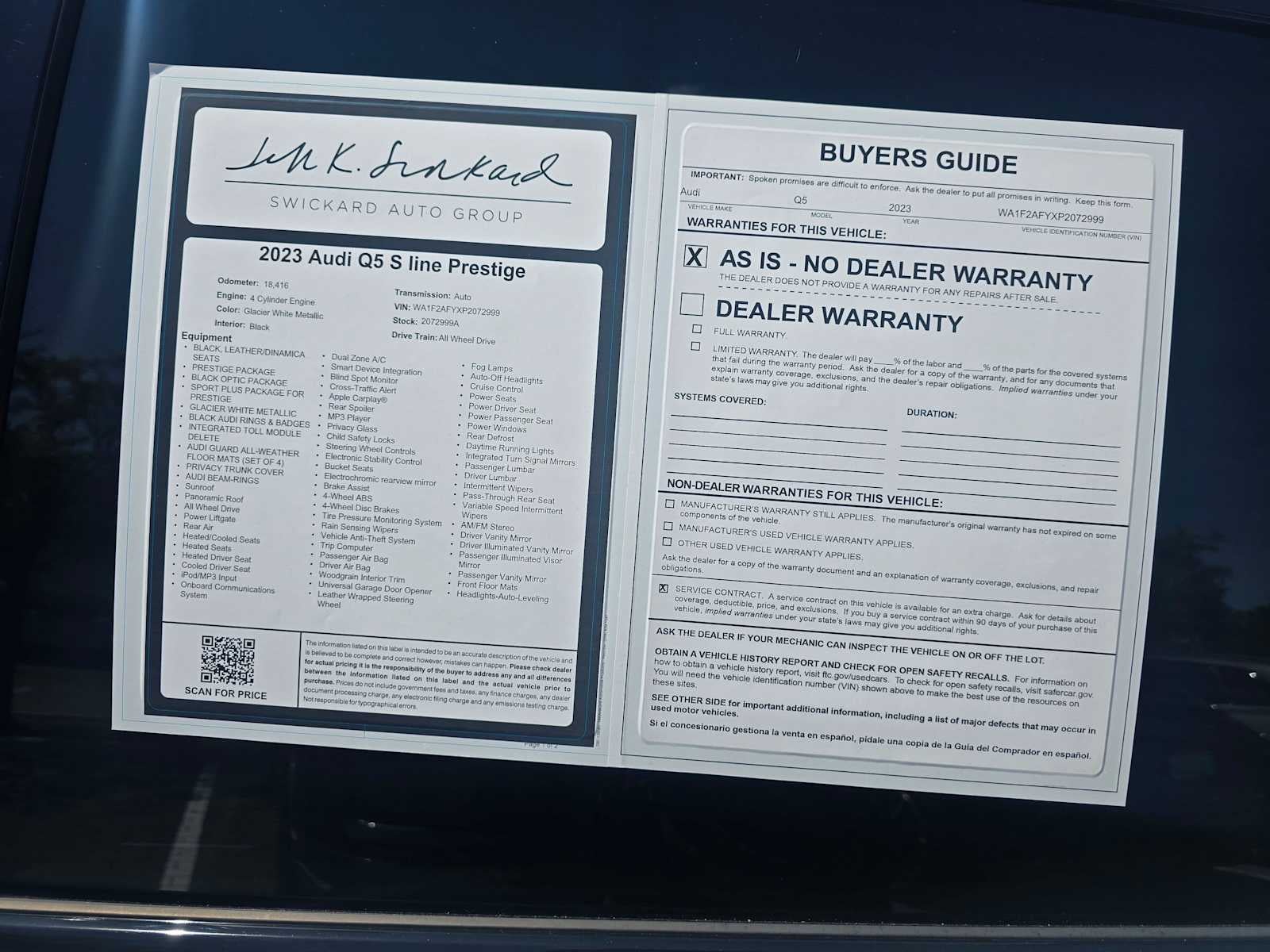 2023 Audi Q5 S line Prestige