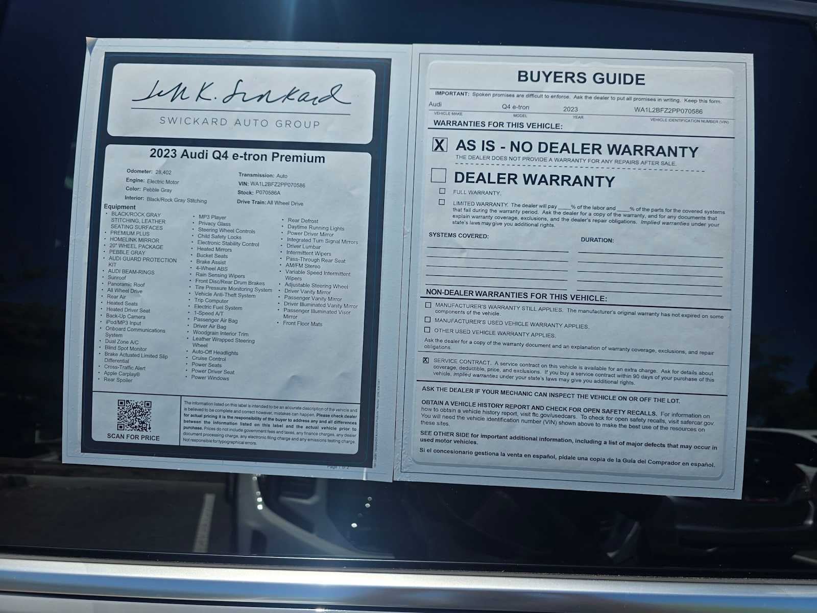 2023 Audi Q4 e-tron Premium Plus