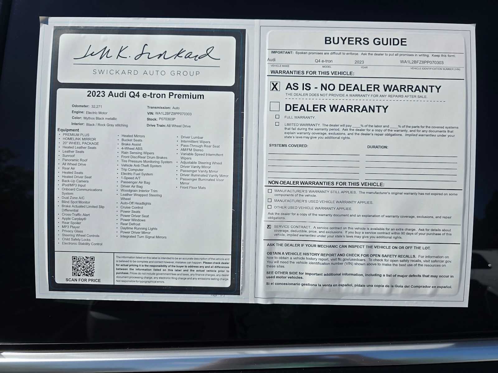 2023 Audi Q4 e-tron Premium Plus