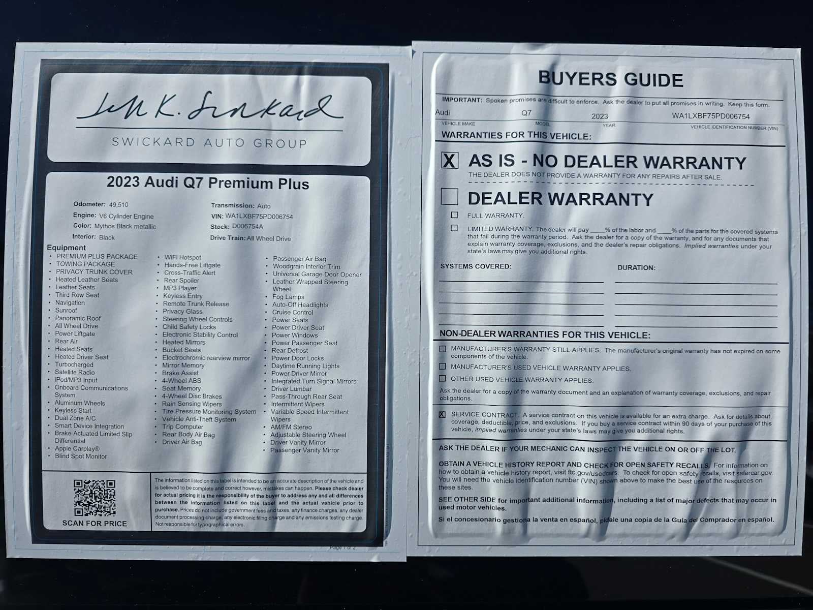 2023 Audi Q7 Premium Plus