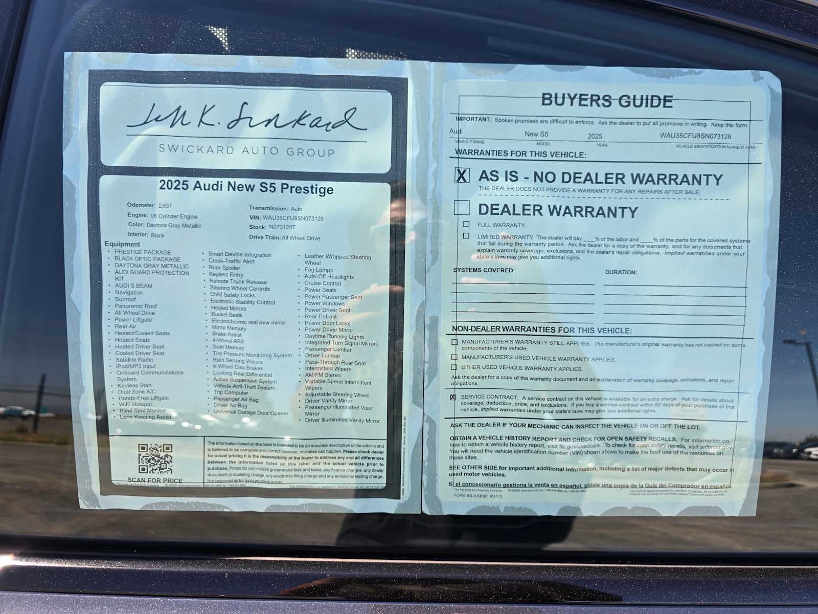 2025 Audi New S5 Prestige