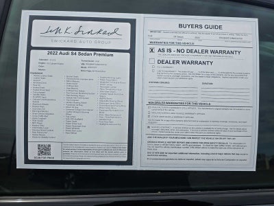2022 Audi S4 Sedan Premium Plus