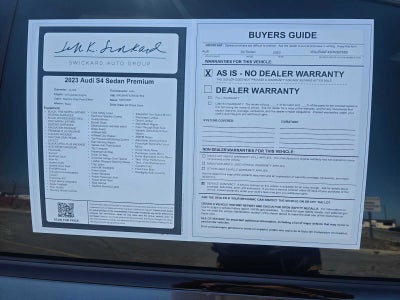 2023 Audi S4 Sedan Premium Plus