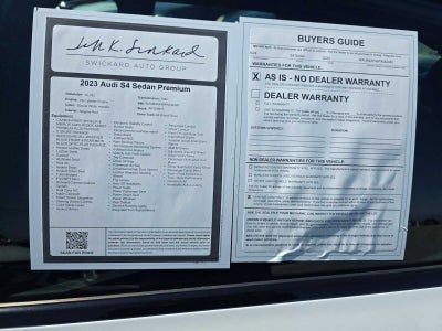 2023 Audi S4 Sedan Premium Plus