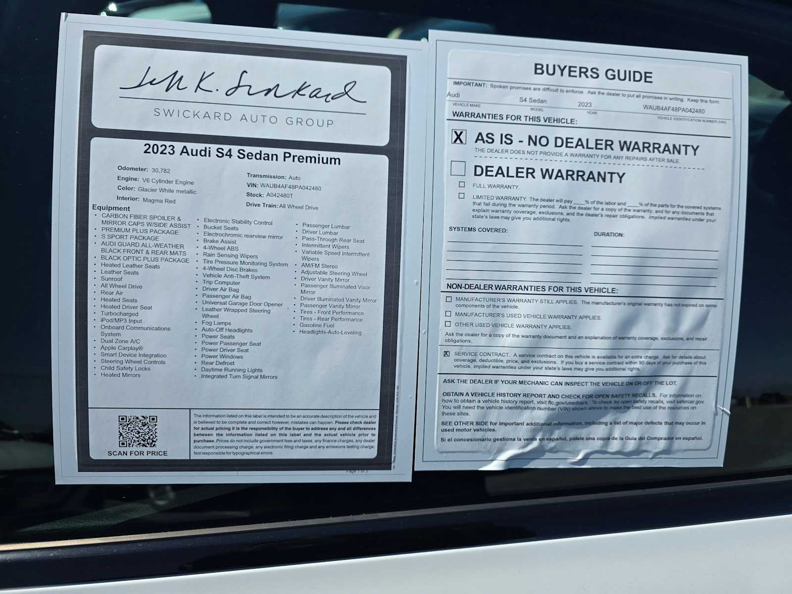 2023 Audi S4 Sedan Premium Plus