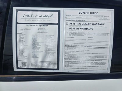 2023 Audi S5 Sportback Premium Plus