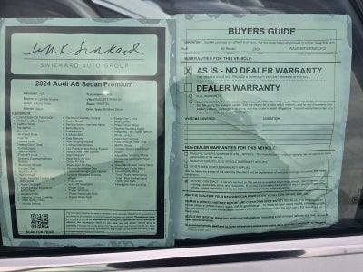 2024 Audi A6 Sedan Premium