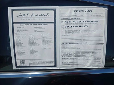 2023 Audi A5 Sportback S line Premium
