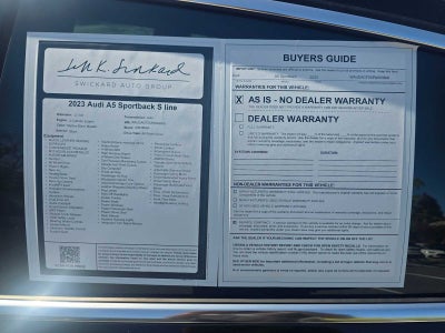 2023 Audi A5 Sportback S line Premium