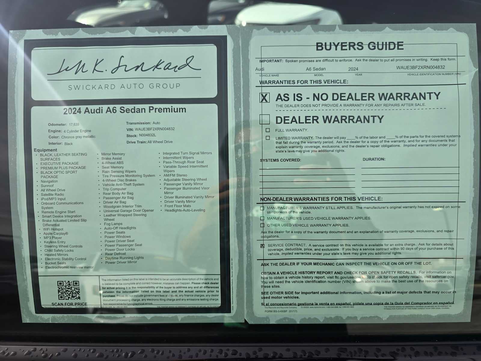 2024 Audi A6 Premium Plus