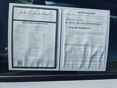 2023 Audi A4 Sedan S line Premium Plus
