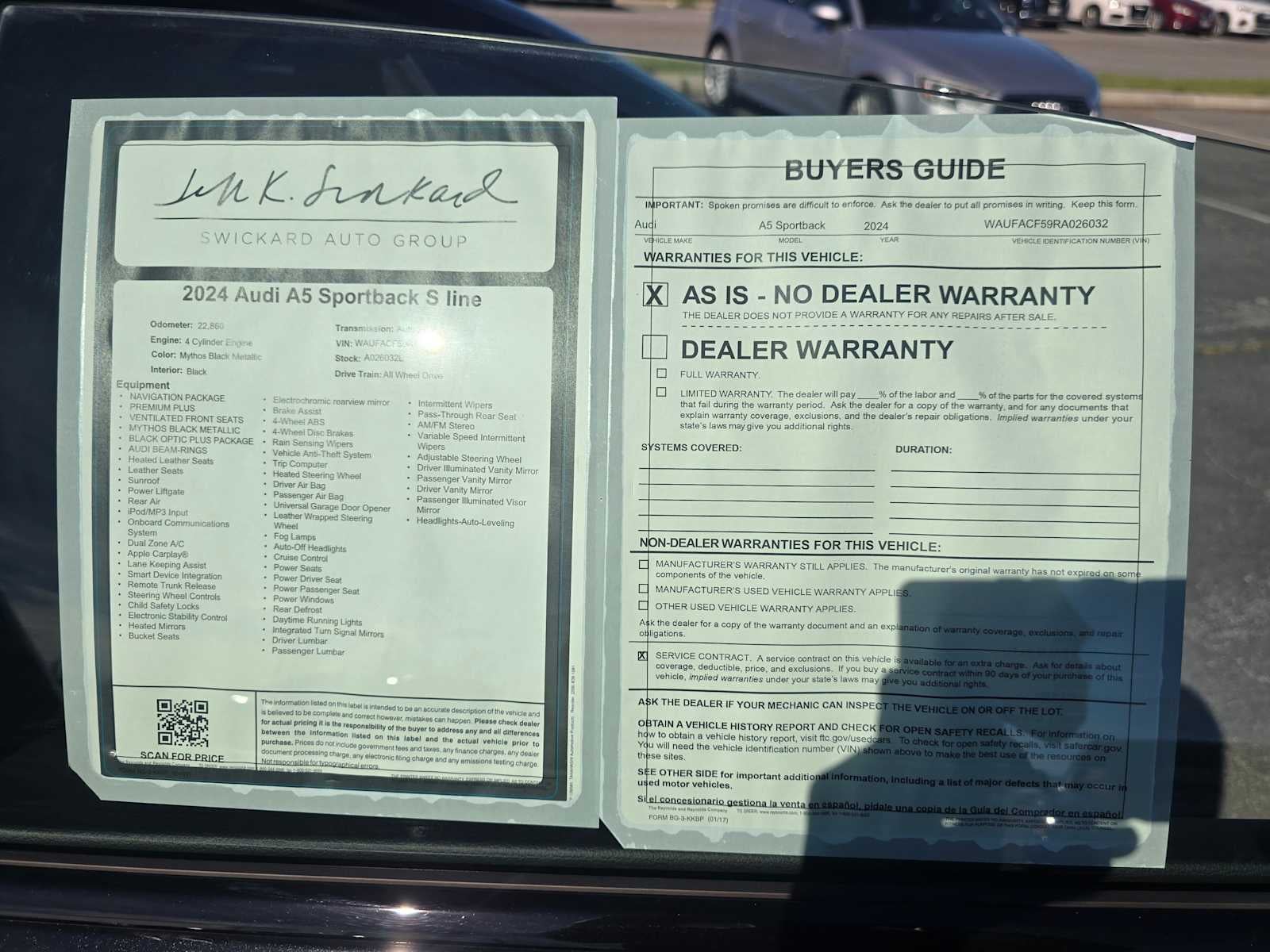 2024 Audi A5 Sportback S line Premium Plus