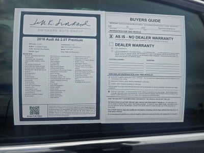2016 Audi A6 2.0T Premium