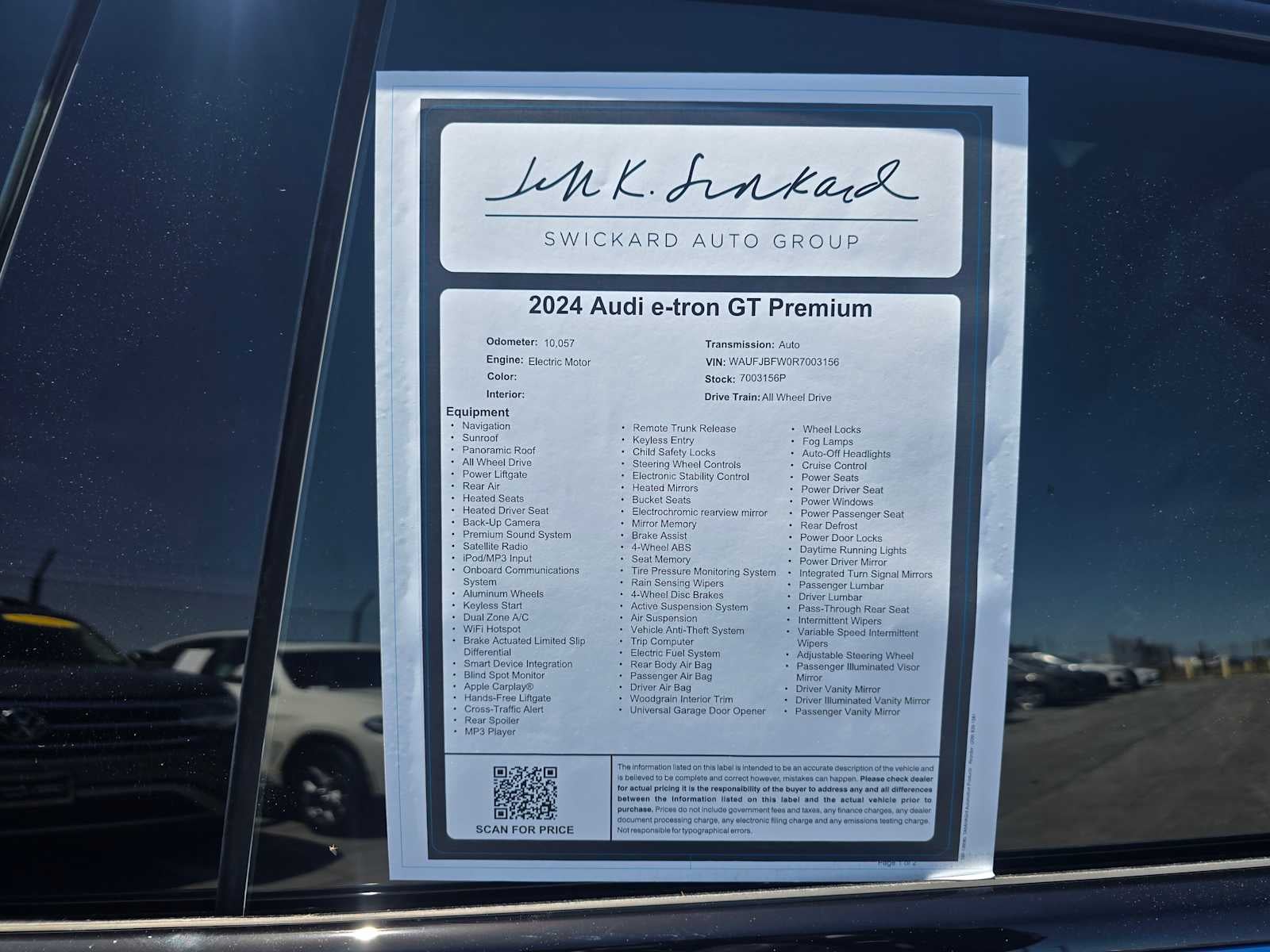 2024 Audi e-tron GT Premium Plus