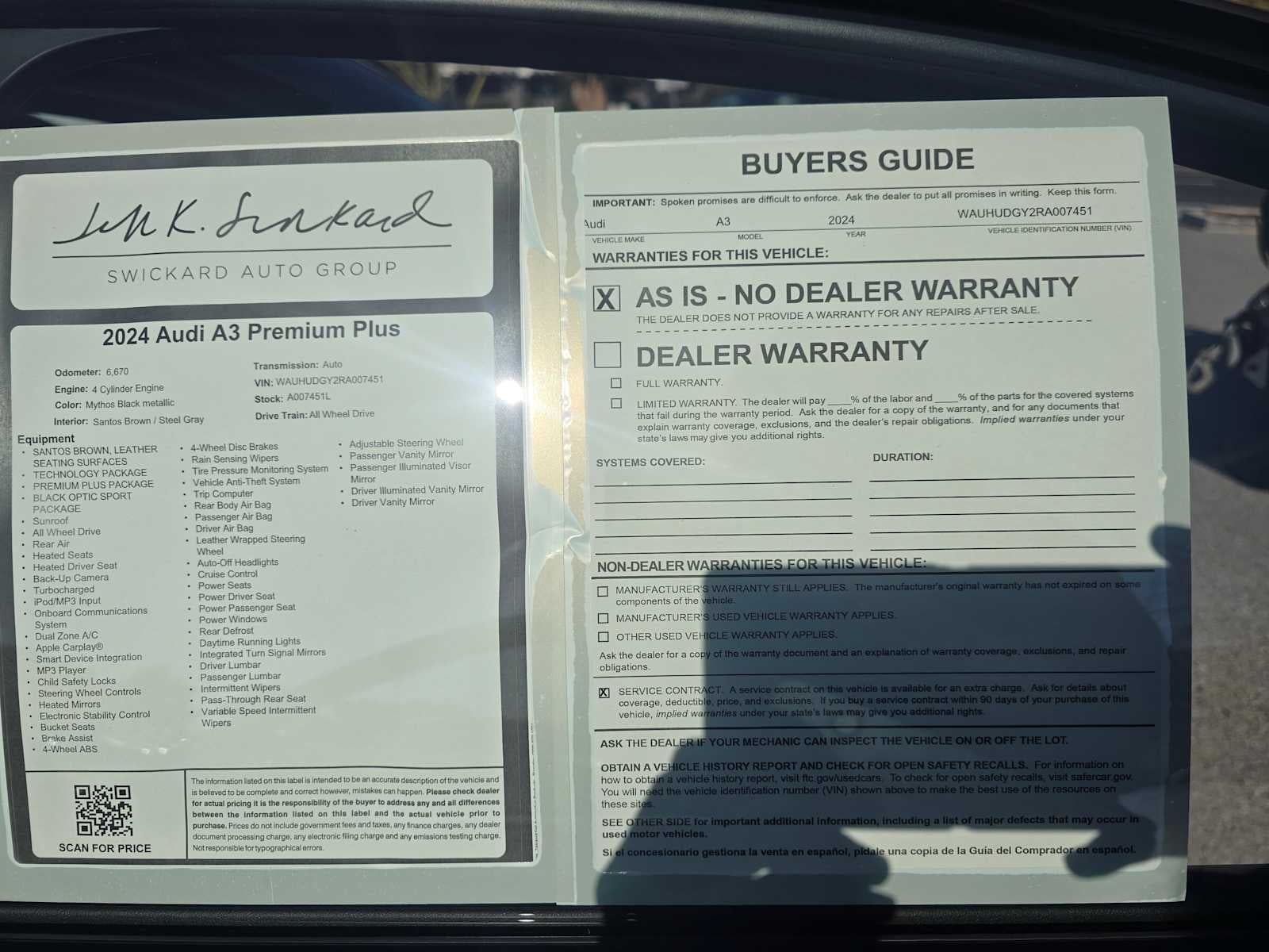 2024 Audi A3 Premium Plus