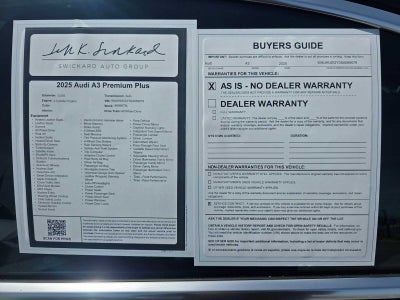 2025 Audi A3 Premium Plus