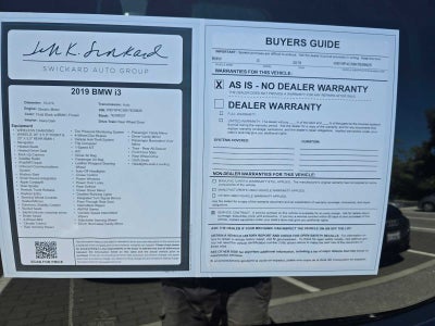 2019 BMW i3 120 Ah w/Range Extender