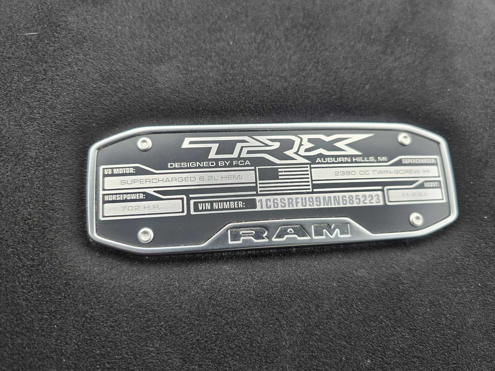 2021 RAM 1500 TRX