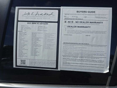 2022 BMW X3 xDrive30i xDrive30i