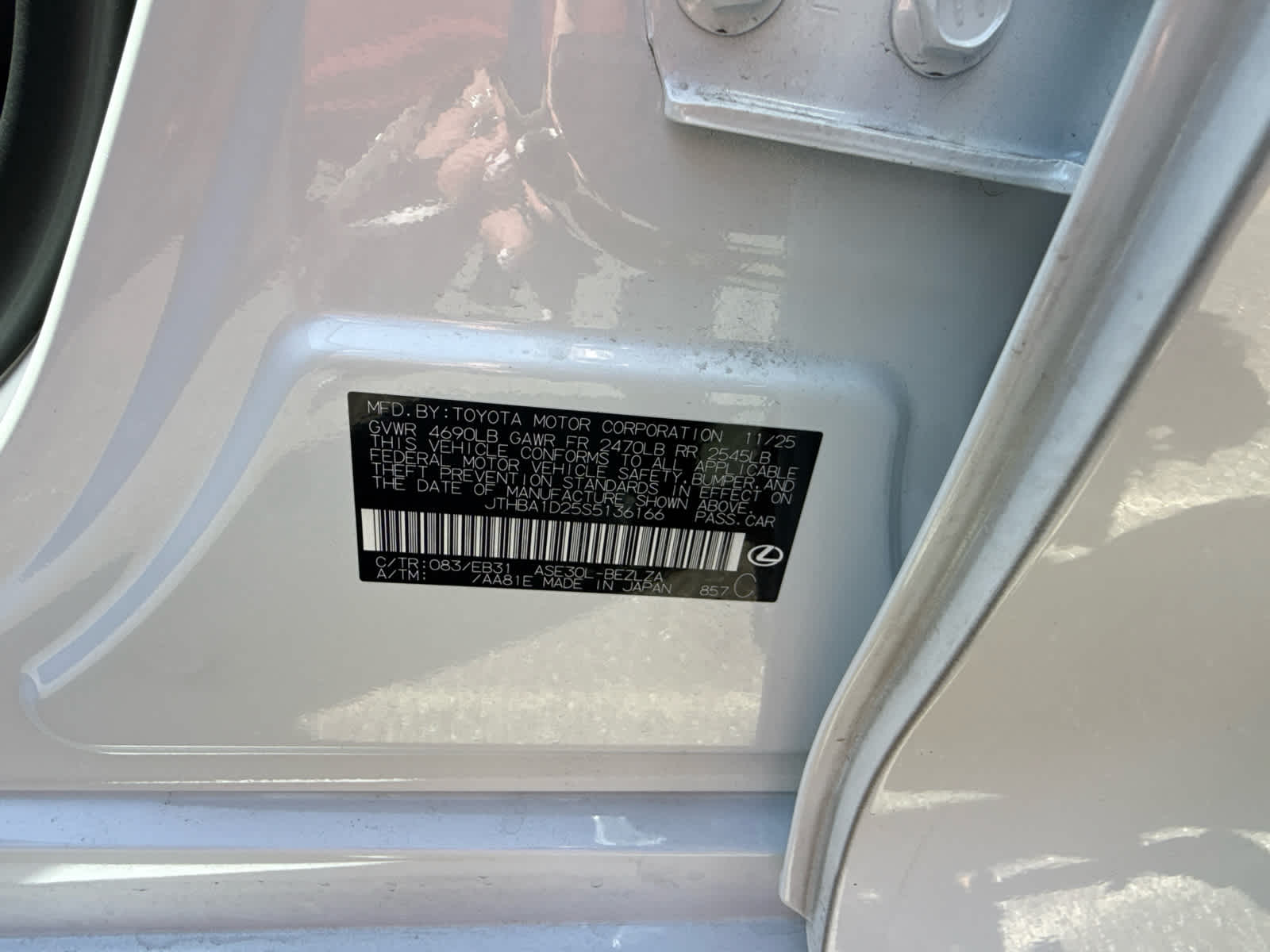 2025 Lexus IS 300 F SPORT Design