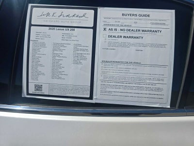 2020 Lexus UX 200 UX 200