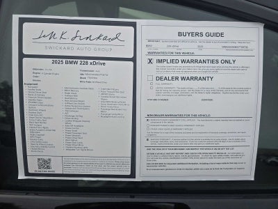 2025 BMW 228 xDrive 228 xDrive