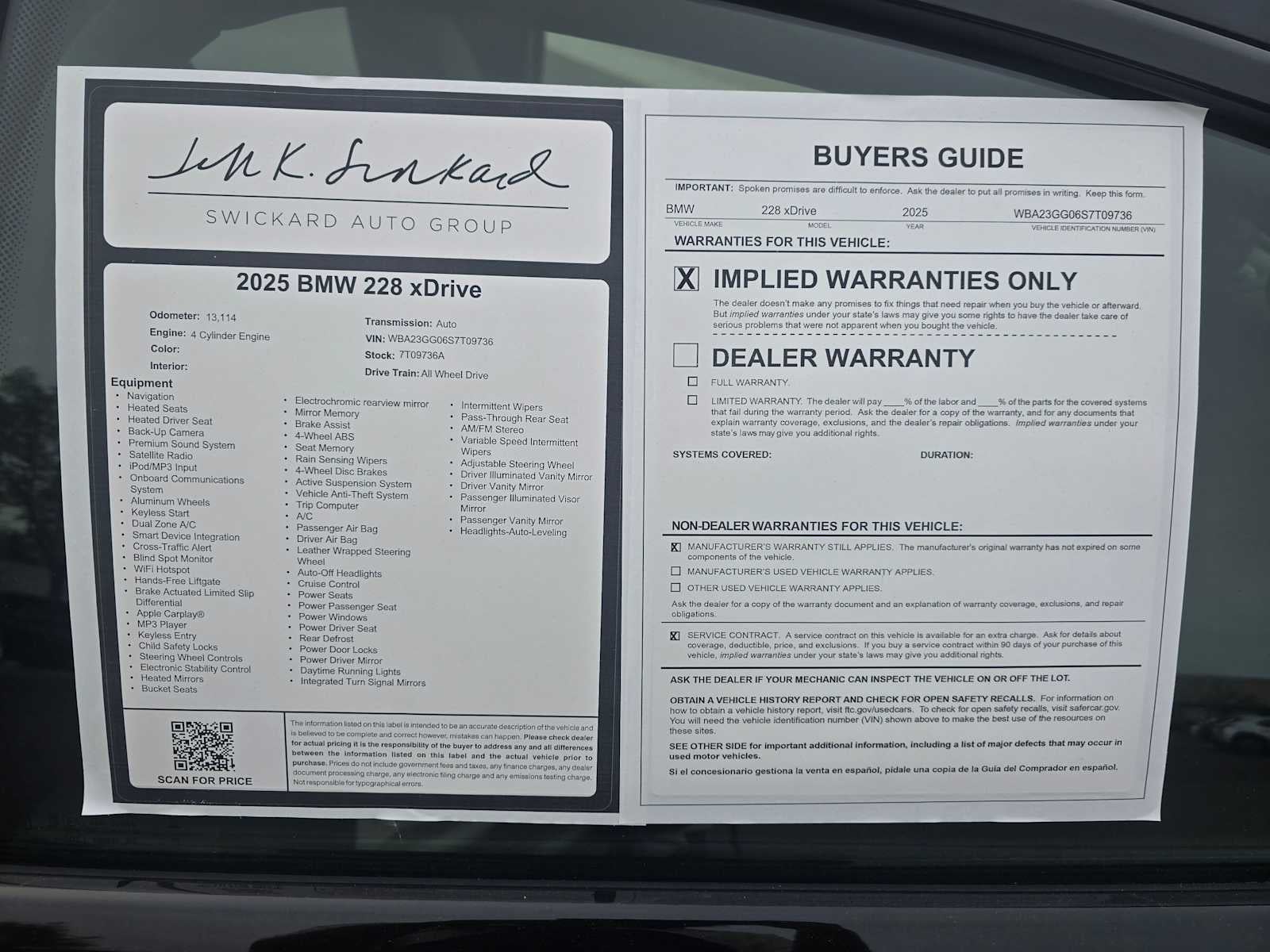 2025 BMW 228 xDrive 228 xDrive