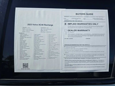 2023 Volvo XC40 Recharge Pure Electric Ultimate